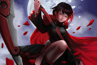 make a fanart illustration