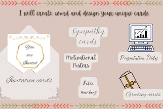 design and write your unique greeting cards