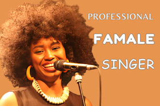 produce praise and worship song, birthday song on duet or soprano singer