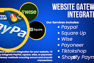 unlock payment solution paypal or wise or payoneer and shopify payment
