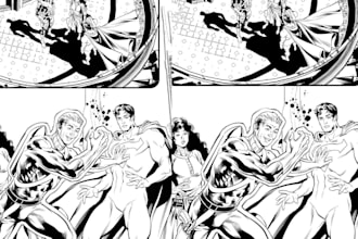 draw a well detailed manga comic anime manga comic storyboard as a manga artist