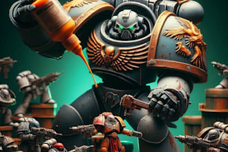 do sculpt 40k warhammer, turn 2d to 2dmodel