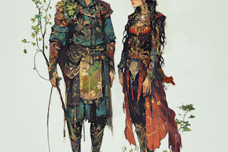 illustrate your dream fantasy character art