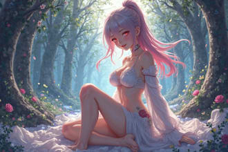 draw anime nsfw or sfw illustration