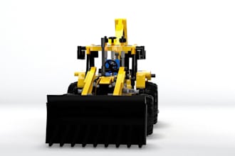 custom lego set design, minifigure, 3d custom lego moc with manual instruction