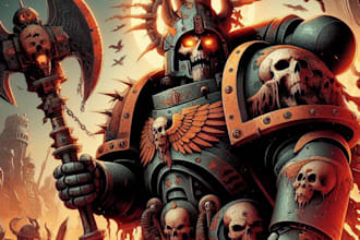paint miniatures for warhammer 40k and age of sigma