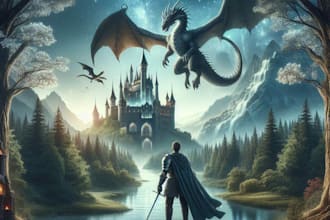 create an epic fantasy book cover
