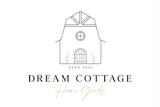 design a minimalist cottage house logo