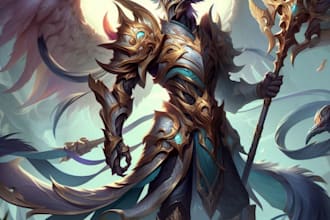 draw fantasy character, creature, and dnd