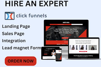 create viral landing page web funnel with email automations
