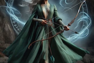 draw dnd, fantasy character and dnd character art for you