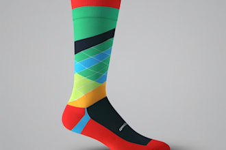 design a streetwear socks mockups for your brand
