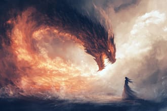 design epic fantasy ebook cover and book cover