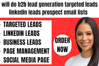 do b2b lead generation targeted leads linkedin leads prospect email