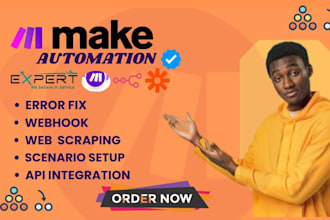 setup make com automation make com scenario with make com and zapier