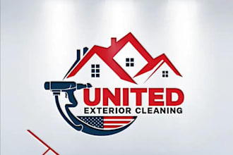design modern beautiful cleaning logo in illustrator