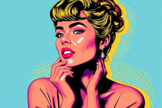 make a beautiful wpap pop art portrait