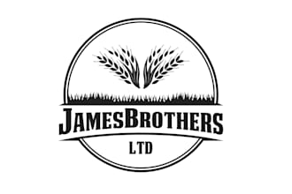 design best agriculture grass trimming landscape and lawn care logo