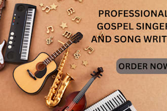 be your christian worship music producer, gospel songwriter and vocalist