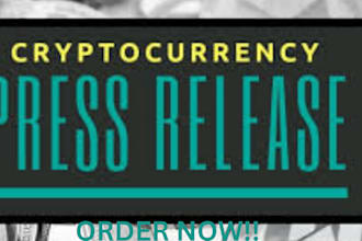 write crypto press release submit press release crypto pr distribution