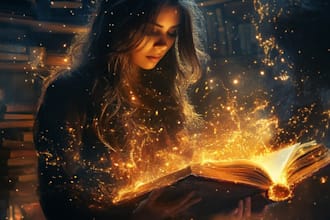 create book cover, ebook cover, children book cover, fantasy