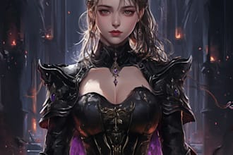 make character art for games and game character art