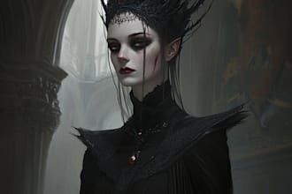 create  scary horror creature and fantasy character concept art