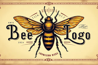 design amazing insect logo with an original concept