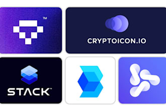 create a tech, ai, blockchain, crypto, nft and bitcoin logo