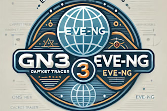 do networking projects assignments labs dc gns3 eveng packet tracer