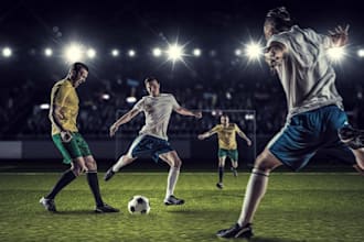 edit soccer video or football video for your youtube channel