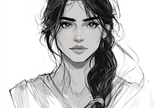 do sketches for dnd,rpg and fantasy characters design