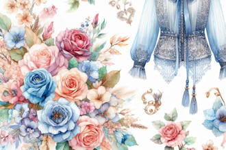 draw digital watercolor illustration