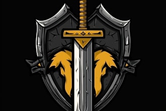 design medieval, fantasy, rpg gaming logo