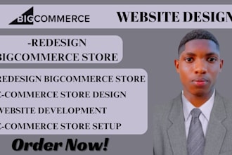 design, customize bigcommerce website or redesign bigcommerce store