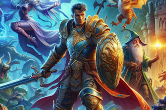 create unique and high quality dnd character art