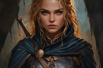 illustrate your d and d character portrait