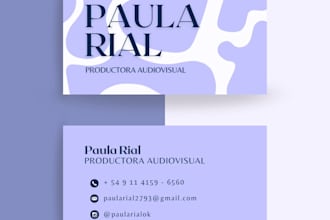 diseño tu tarjea de presentación y logotipo a tu gusto