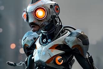 do a sci fi art, sci fi character illustration