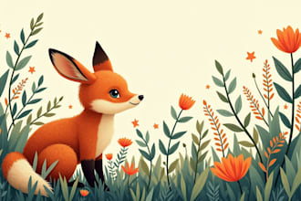 draw animal and botanical illustrations