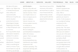 build massage therapy chiropractic detoxification opioid addiction website