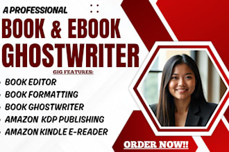 kdp ebook writer proofreading book editor self help christian ebook ghostwriter