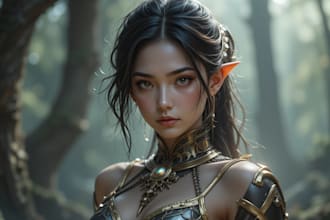 draw your fantasy character, rpg character or portrait