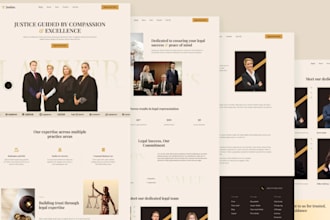 design professional law firm website for law firm, lawyer, attorney, and notary