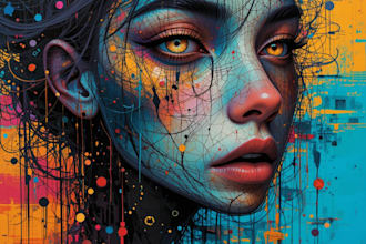 do illustration expresionism art, graffity, abstract