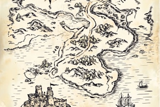 create fantasy world map design rpg custom dnd game map