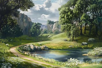 environment concept art landscape design