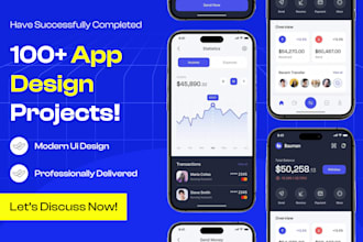 do mobile app ui ux design, ui ux design, website ui design using figma