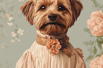 do realistic portraits of your cat, dog or any pets by pencil
