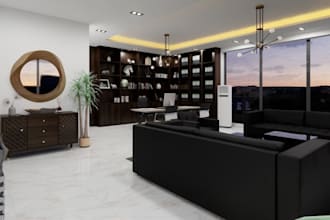 redesign 3d office interior model,office space,ranch exterior, office rendering